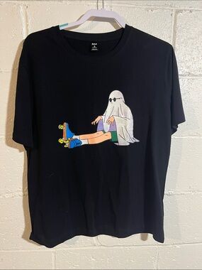 Romwe Roller Ghost Tshirt- Small